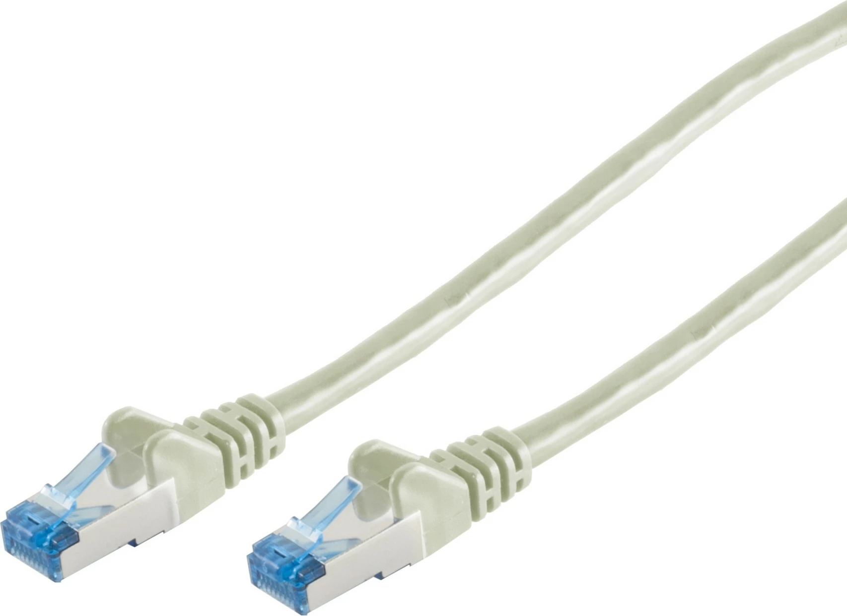 Patch cable CAT6a RJ45 S/FTP 0.25m Grey