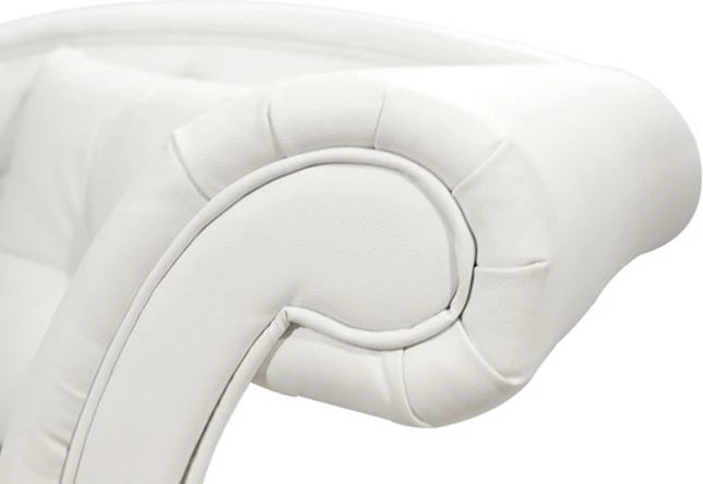 Reel Chesterfield Niovi e bardhë, krah i djathtë, FH3008.02, 190x61x84 cm