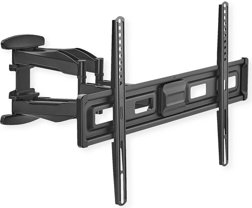 Mbajtëse muri për TV VALUE, 37-80", VESA deri 400x400, rrotulluese dhe me pjerrësi, deri 45 kg, e zezë