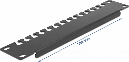 Panel menaxhimi kabllosh DeLOCK 10", 1U, metal, i zi