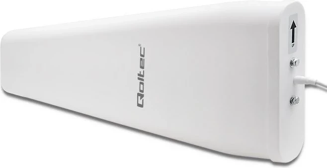 Antena Qoltec 57032, 5G LTE DUAL, 14 dBi, e bardhë