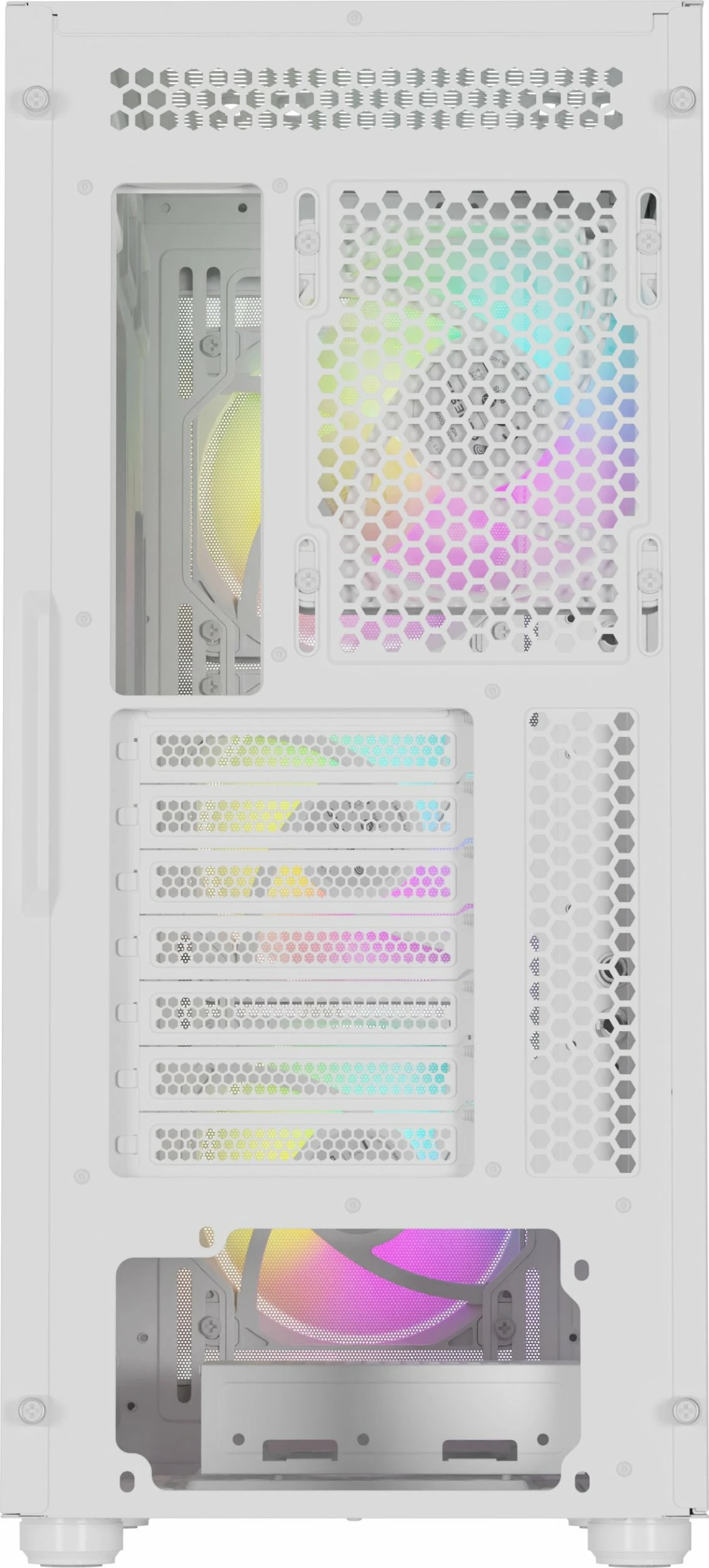Kasë GENESIS Diaxid 605 ARGB (NPC-2173) Midi Tower ATX/microATX/Mini-ITX USB-C, e bardhë