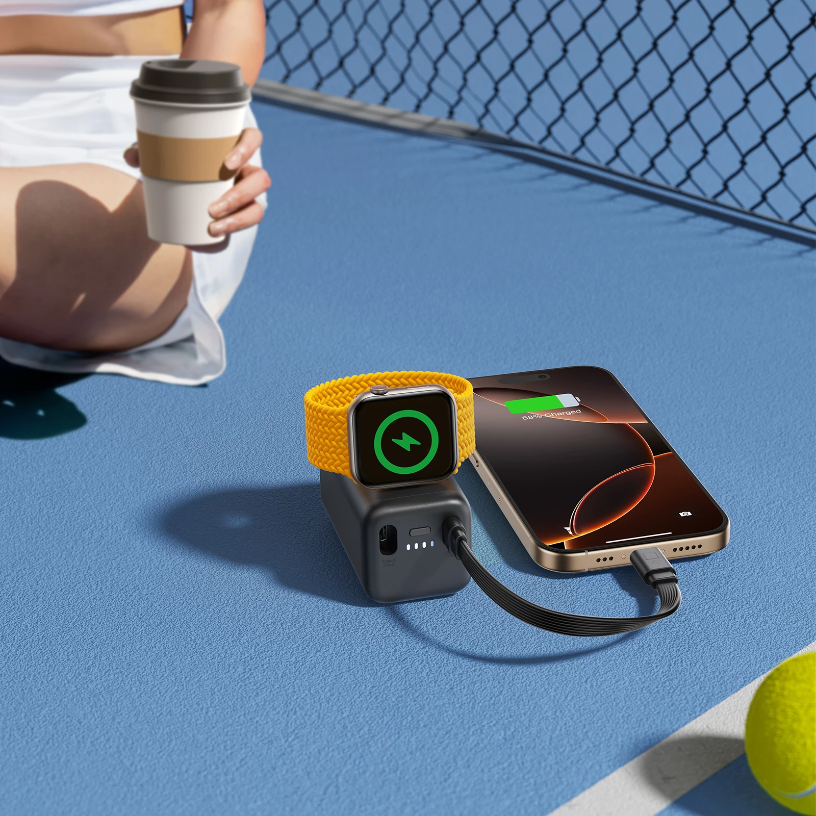 Powerbank për smartwatch Joyroom JR-W13, 5000mAh, i zi