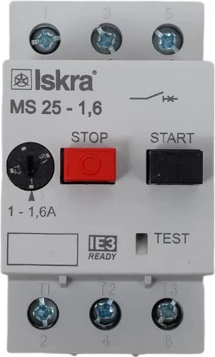 Mbrojtës motorik Iskra MS25 – 1.6A