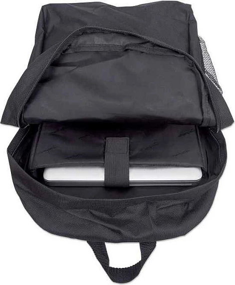 Çantë shpine Manhattan Knappack 15.6", e zezë, lehtë, xhep për laptop