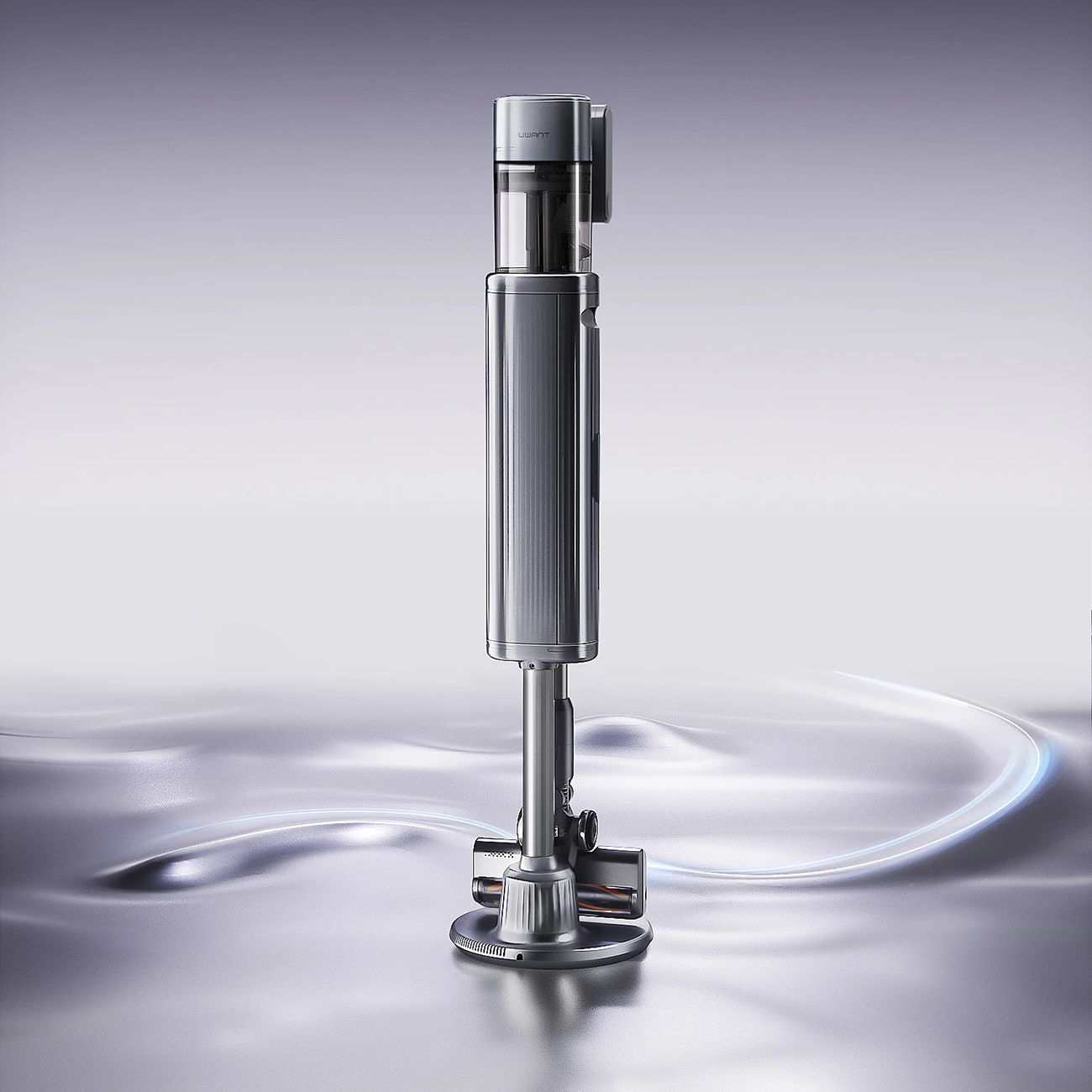 Fshesë me korrent pa kabllo UWANT V100, 200AW, 20000mAh, Gri, set me bazë 4-në-1