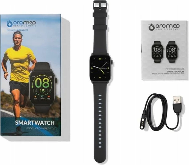 Smartwatch oromed unisex, e zezë