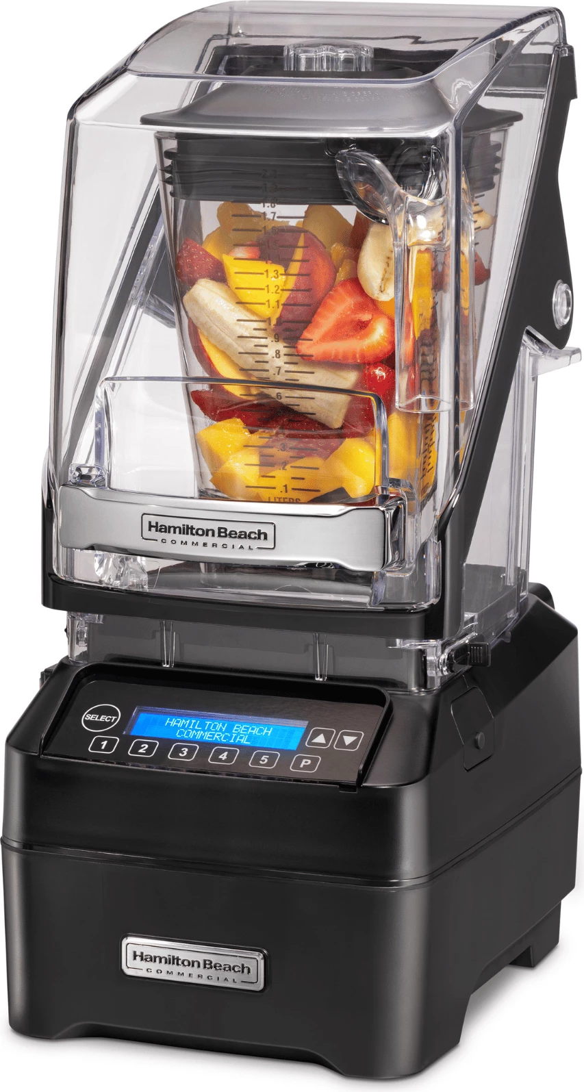 Blender komercial Hamilton Beach Commercial HBH755R-CE 64oz/2L me QuietBlend dhe Wave~Action, i zi