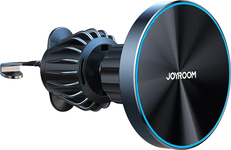 Mbajtës magnetik për veturë Joyroom JR-ZS240 Pro me karikues wireless 15W, i zi