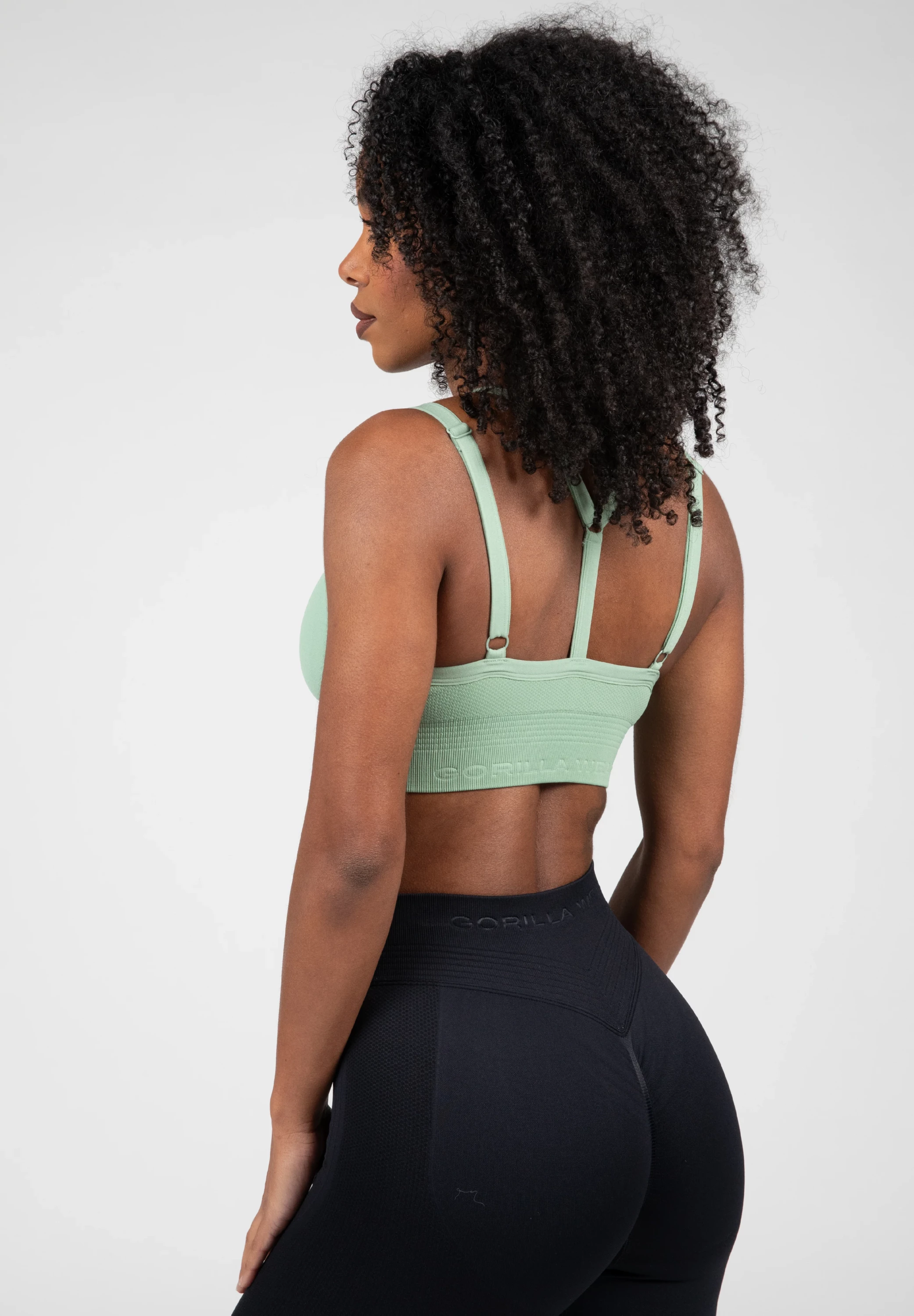 Whitney Seamless Sports Bra - Green [Madhësia: M/L]
