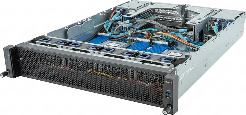 Server Gigabyte E283-Z91-AAV1 (rev. 3.x), 2U Rack, Dual Socket SP5
