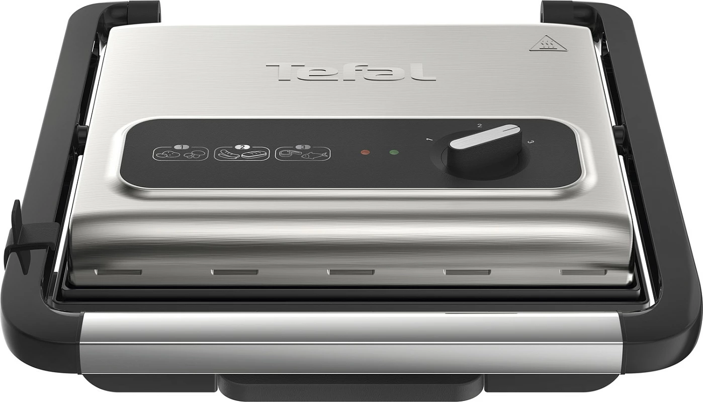 Grill tavoline Tefal Inicio GC242D12, 2000W, 3 nivele, i zi/inoks