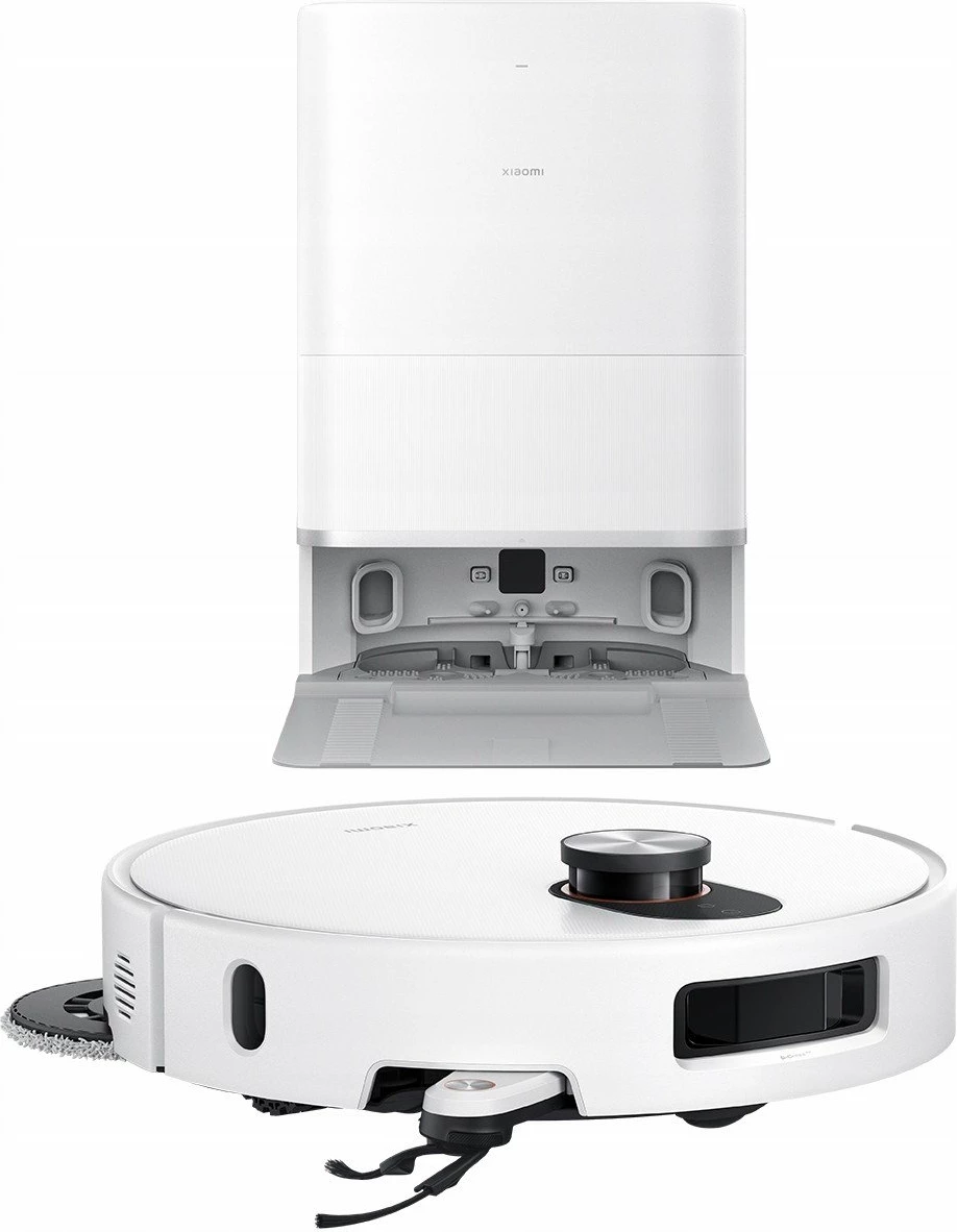 Robot fshesë Xiaomi Robot Vacuum 5 me stacion zbrazjeje, 20000Pa, funksion larjeje, Wi‑Fi, i bardhë