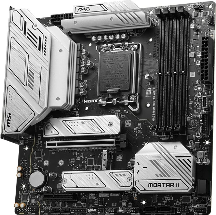 Pllakë amë MSI MAG B760M MORTAR WIFI II, Intel, LGA 1700, DDR5, 256 GB, e zezë