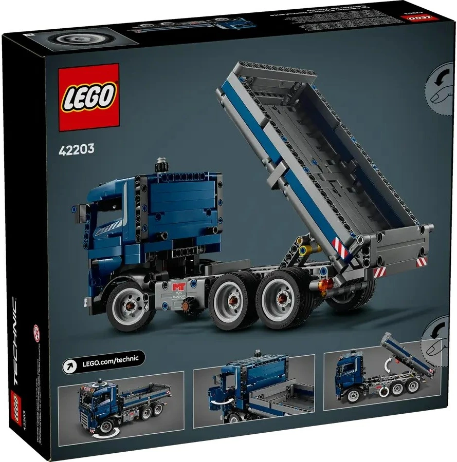 Lego Technic 42203 Kamion me Kiper, Blu