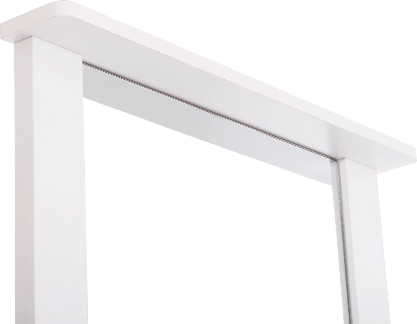 Set tavolinë grimi me pasqyrë dhe karrige CRYSTEL, 74x39x155H cm, e bardhë