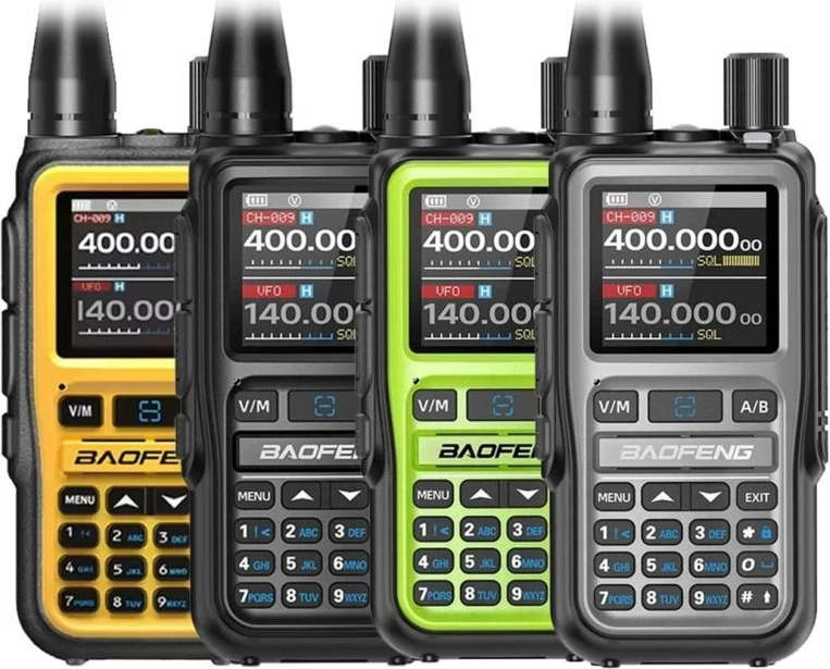 Radio dore Baofeng UV-5R EU MINI USB-C Bluetooth, portokalli