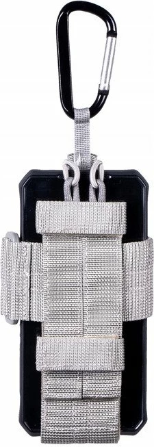 Mbajtëse telefoni Ulefone Armor Molle Holster UF-UAN07, universale e rregullueshme me Molle, gri