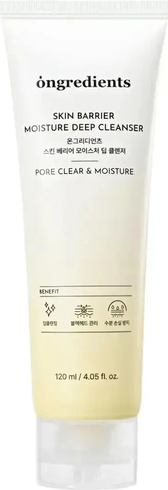 Xhel pastrues fytyre Ongredients Skin Barrier Moisture Deep Cleanser për femra, 120ml