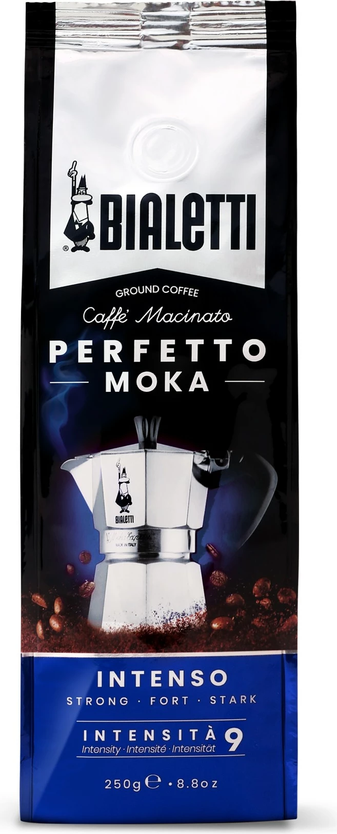 Kafe e bluar Bialetti Perfetto Moka Intenso 250g