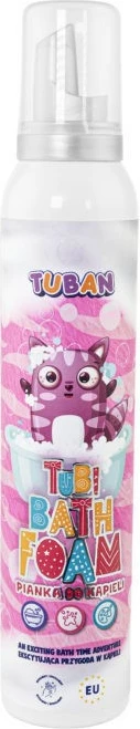 Set shkumë për banjë TUBAN Tubi Bath Foam, 200 ml, 15 copë, Mix ngjyrash