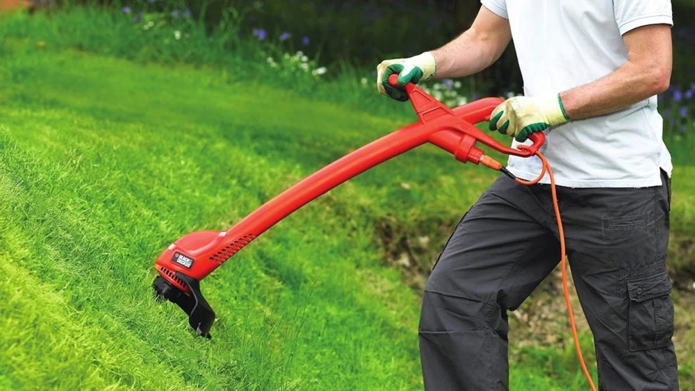 Trimer bari me fije Black&Decker GL360 350 W 25 cm portokalli/zi