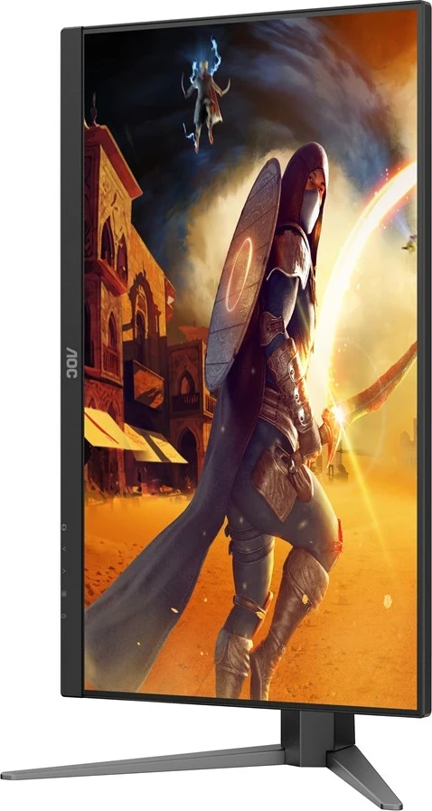 Monitor gaming AOC 27G4HA, 27", Full HD, 200Hz, LED, i zi me të kuqe