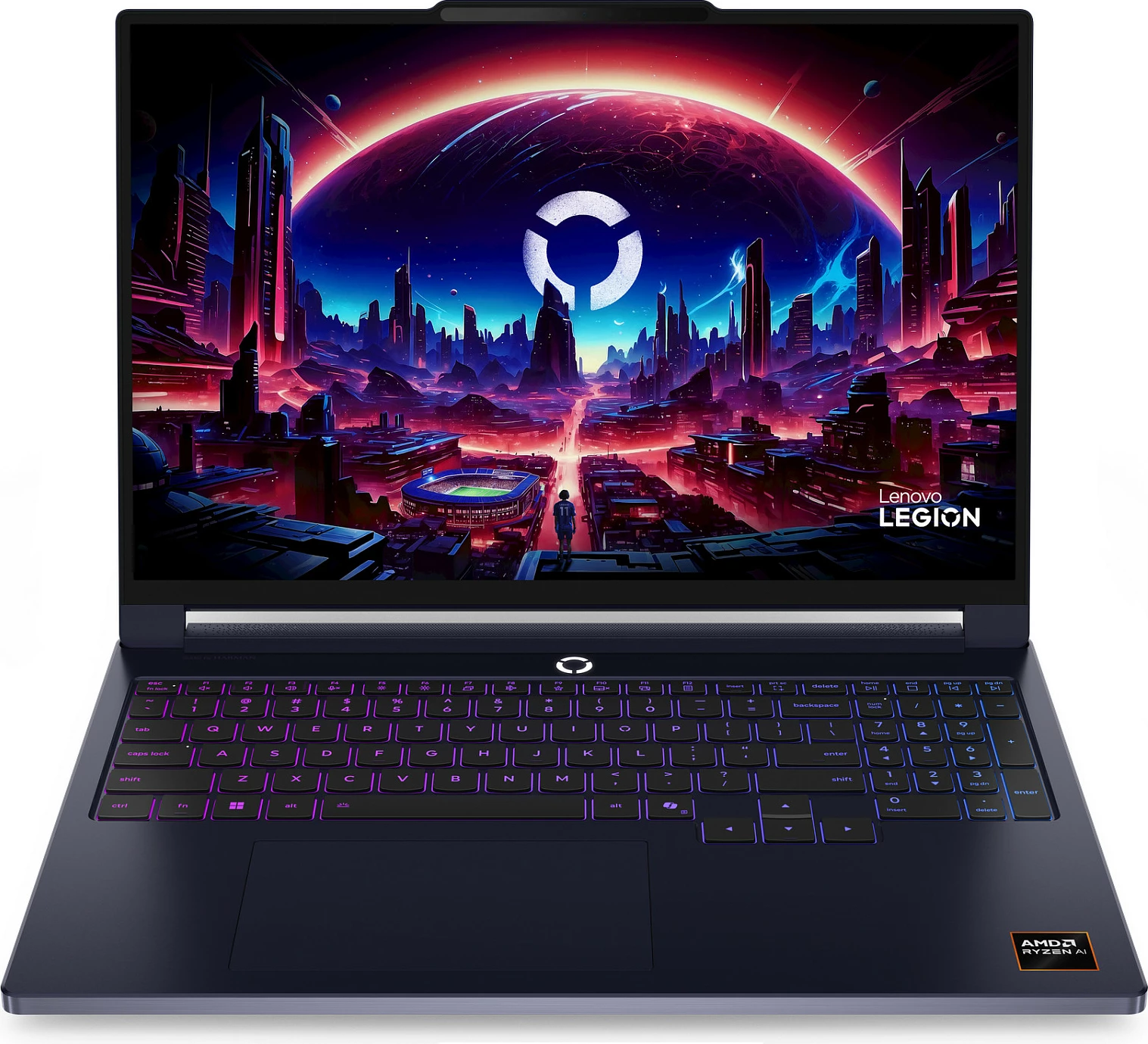 Laptop gaming Lenovo Legion 7a 16AGP11, Ryzen AI 9 HX 470, 32GB RAM Memorje, 1TB SSD, GeForce RTX 5060 8GB, 16" 2560x1600, Windows 11 Home, gri e errët
