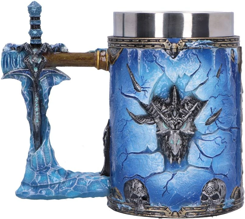 Mug NEMESIS NOW World of Warcraft The Lich King 15.5 cm, blu, me insert inox