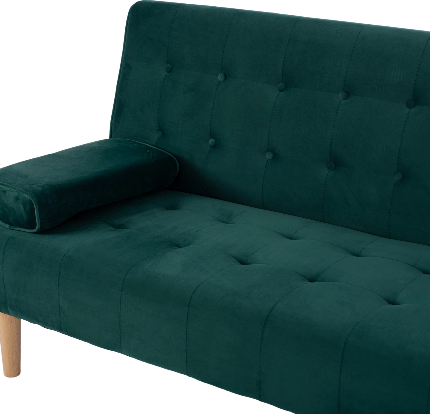 Krevat-sofë WANDA, kadife e gjelbër, FH3149.13, 188x83x83 cm