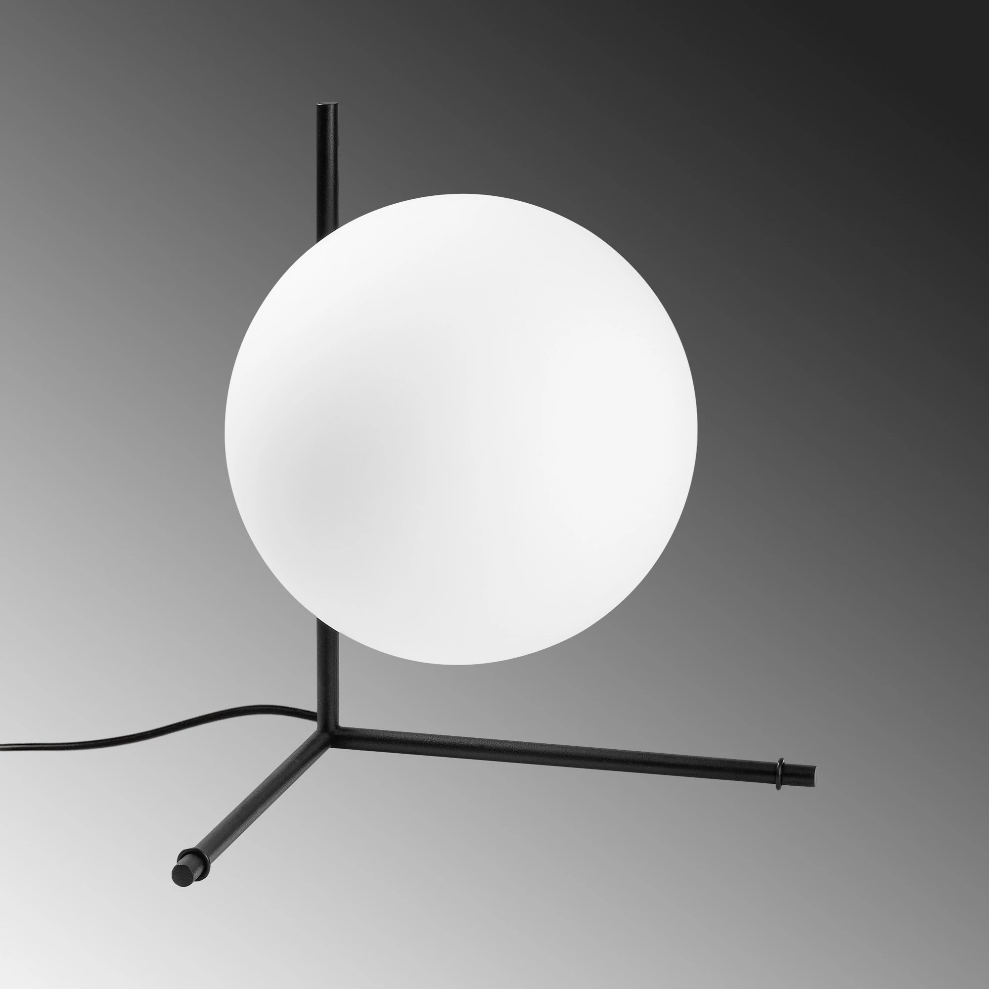 Llambë tavoline Opviq, Luminar - 14170, ngjyrë e zezë