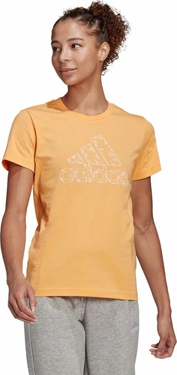 Maicë adidas për femra, e verdhë