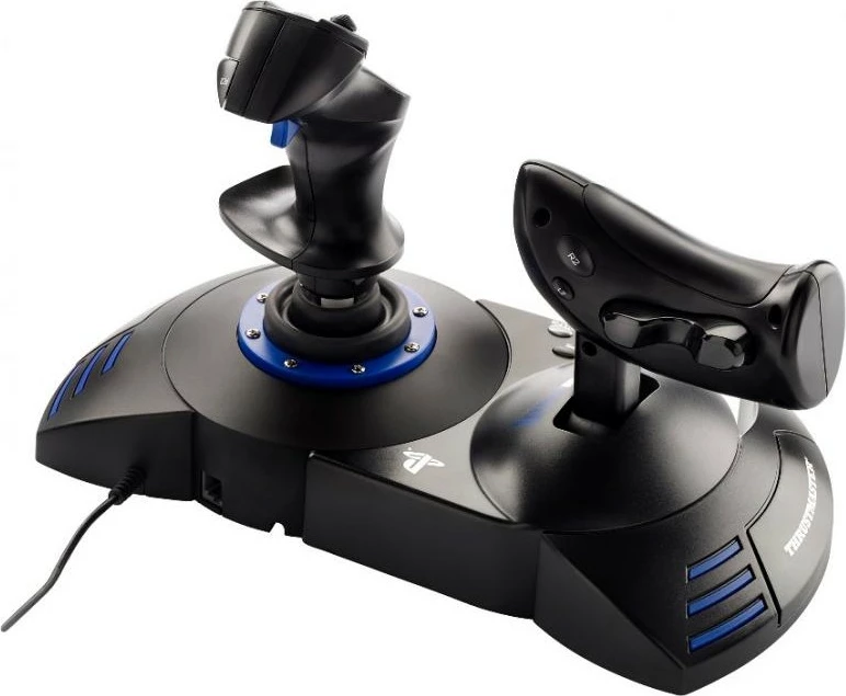 Joystick Thrustmaster T.Flight Hotas 4, PC, PlayStation 4, USB 2.0, i zi, blu