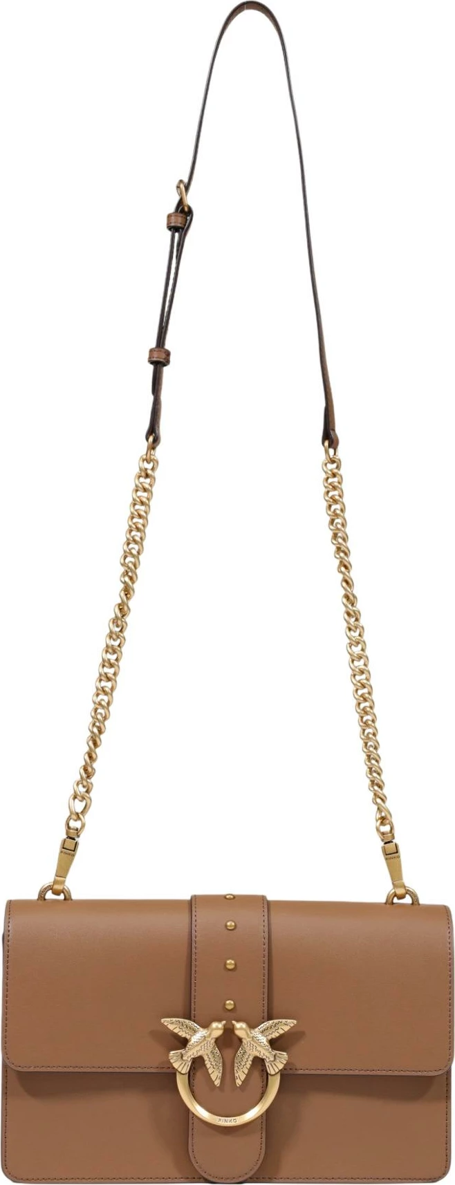 Çantë crossbody Pinko Love One Classic ST. CL Vitell 105857 A0F1 për femra, ngjyrë lëkure