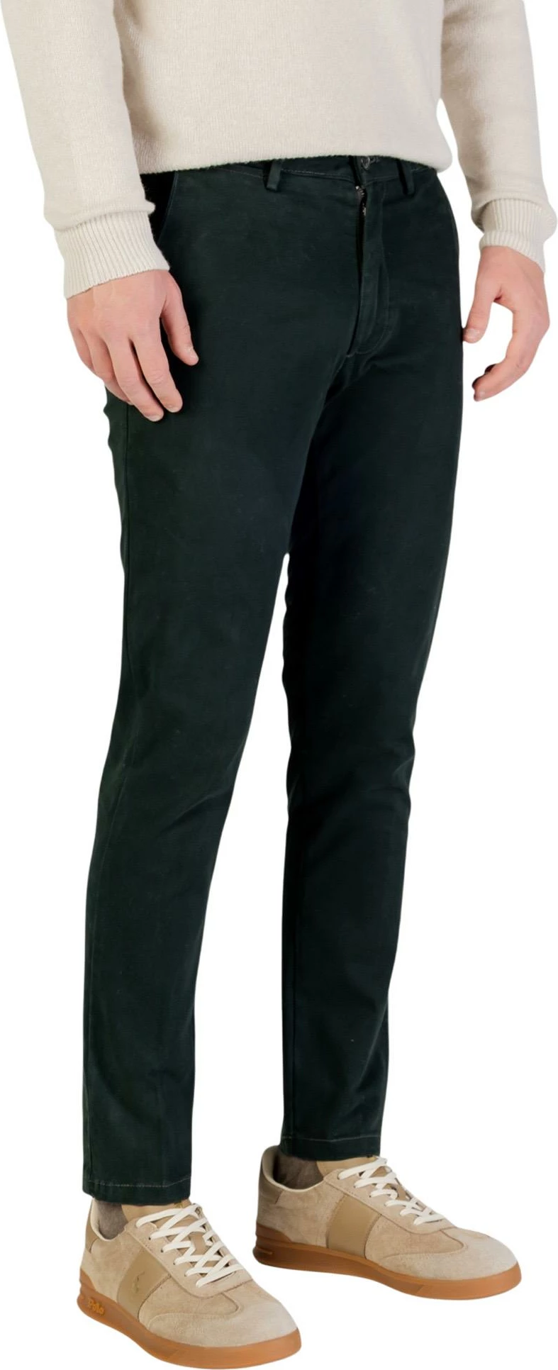 Pantallona chino për meshkuj Borghese 5WPA01 07CO126M, të gjelbra të errëta [Madhësia: XS]