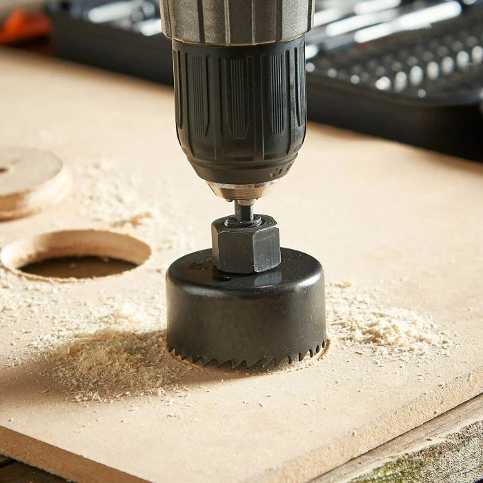 Set maje shpimi VONHAUS 3515384, 246 copë, për dru/metal/beton, me kasë, zi/portokalli