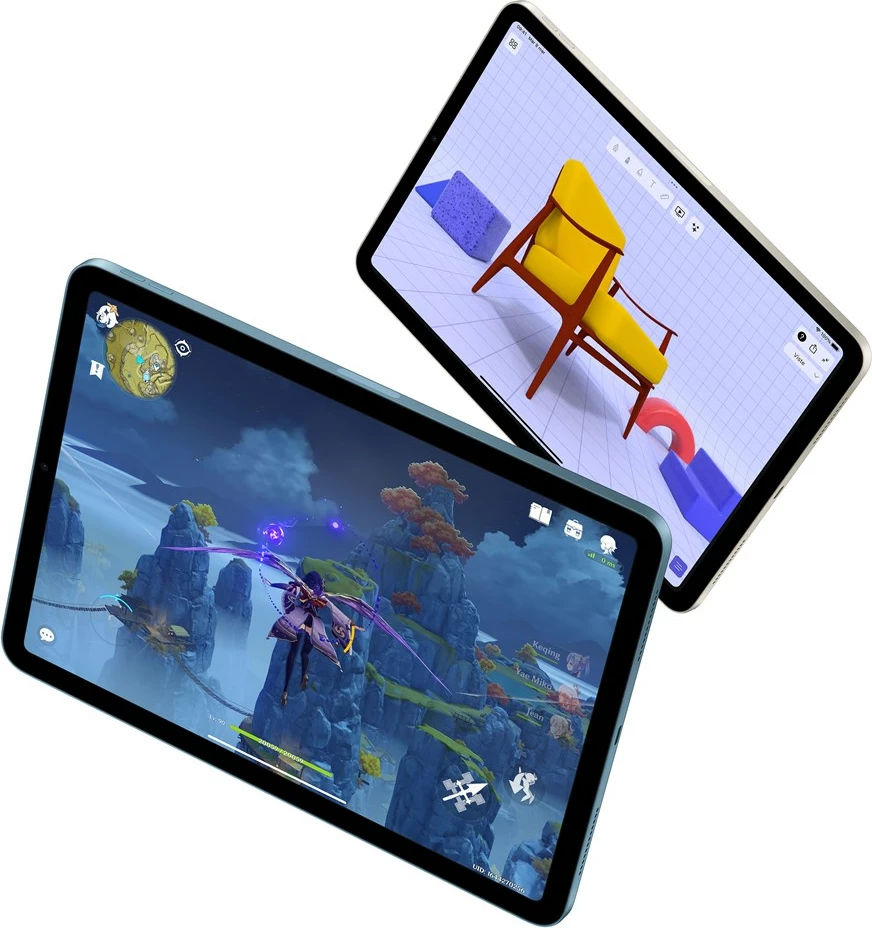 Tablet Apple iPad Air 5th Gen 10.9in, 256GB, Wi-Fi + Cellular, Starlight