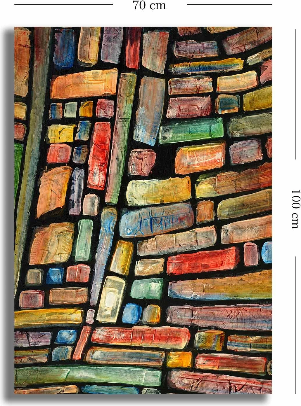Pikturë dekorative në kanavacë, shumëngjyrëshe, Wallity 701002021C-014, 70x100cm