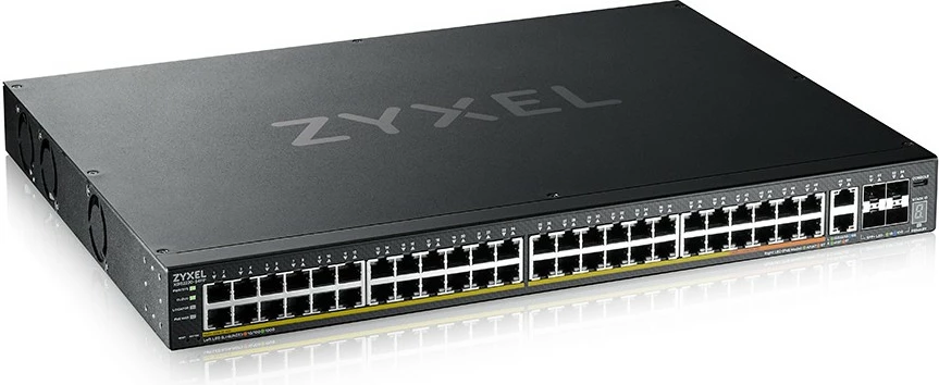 Switch Zyxel XGS2220-54FP, i menaxhuar, L3, Gigabit Ethernet, PoE, montim në rack