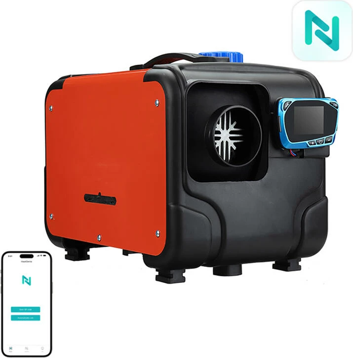 Ngrohës parkimi BlitzWolf BW-AH-H1-BT, 5 kW, me aplikacion, i kuq dhe zi