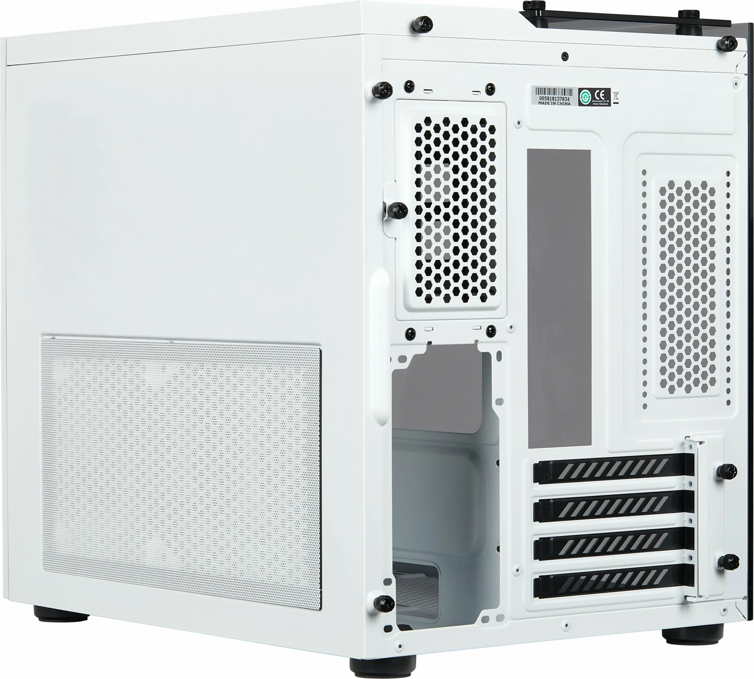 Kasë Corsair Crystal 280X, micro ATX, xham i temperuar, e bardhë