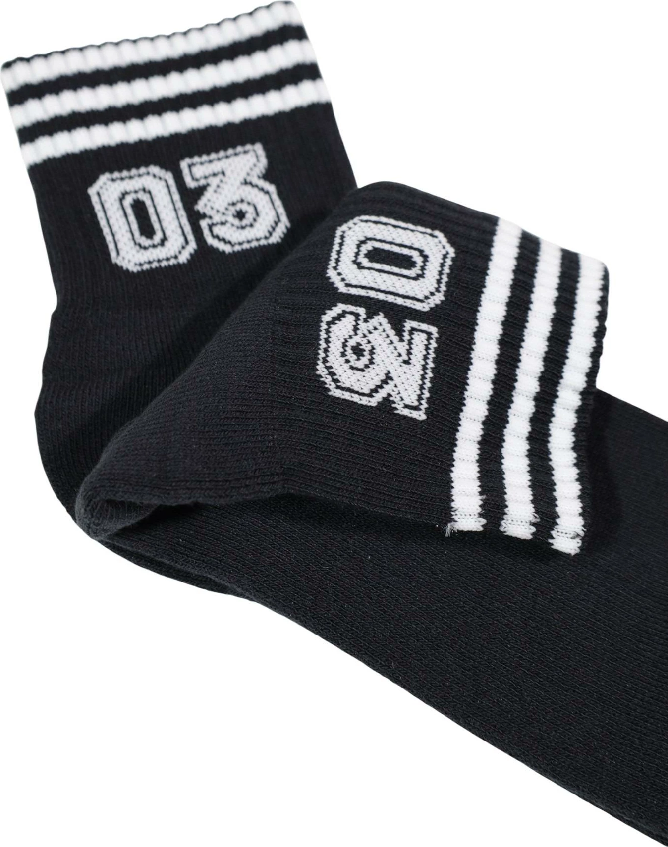 Çorape të shkurta për meshkuj adidas Originals 3S 03 KE0837, të zeza/bardha [Madhësia: 46 - 48]