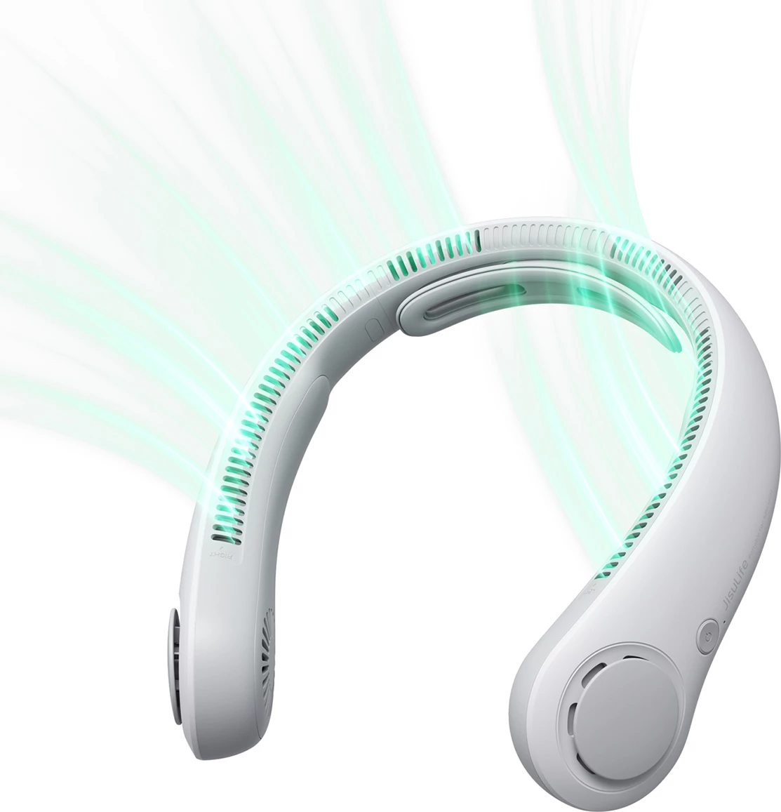 Ventilator qafe Jisulife Neck Fan 4 5000mAh USB-C, gri