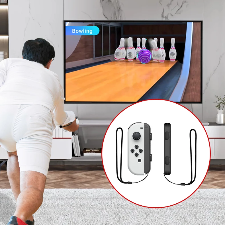 Set aksesorësh për Nintendo Switch, Hurtel, Nintendo Switch Sports 10-in-1, për Joy-Con, 10 pjesë, kuqe e kaltër