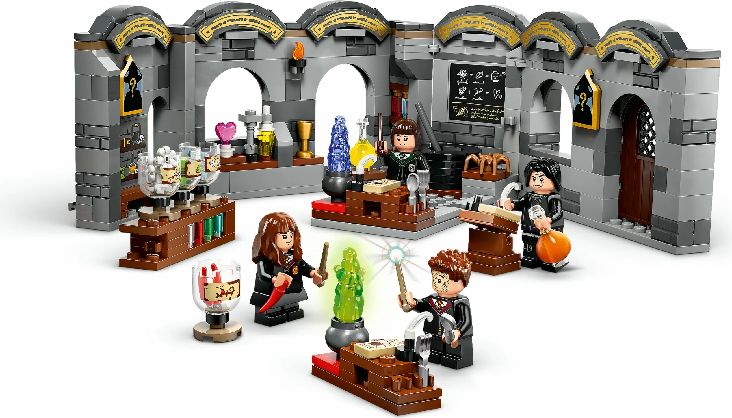 Set ndërtimi LEGO Harry Potter 76431, Kështjella Hogwarts, Klasa e Eliksirëve, multingjyrësh