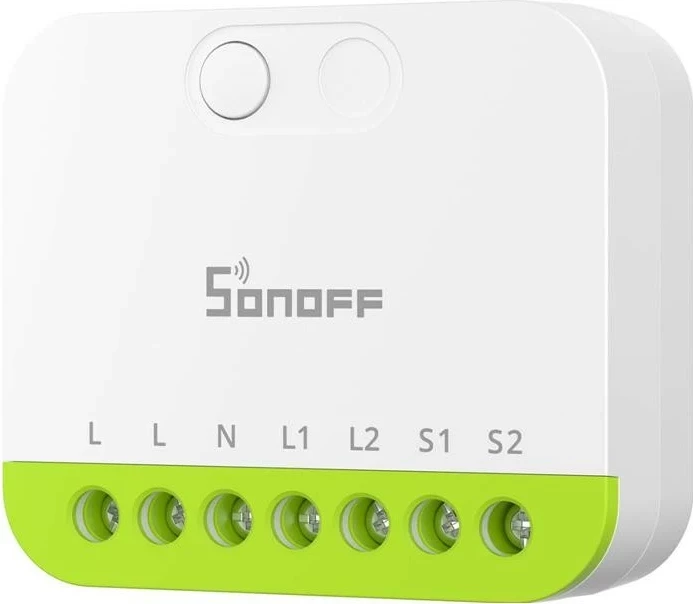 Switch Sonoff MINI-ZB2GS ZigBee, dy-kanalësh, plastikë, bardhë
