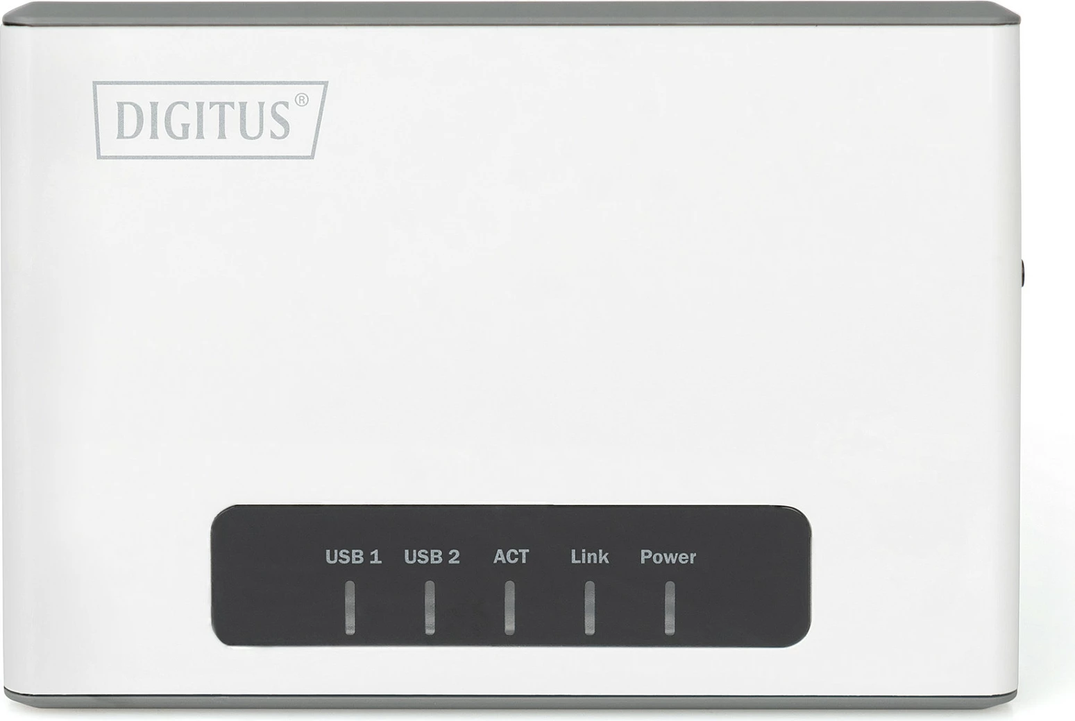 Server rrjeti USB Digitus 2-Port USB 2.0, Wi-Fi 300Mbps, Ethernet, i bardhë