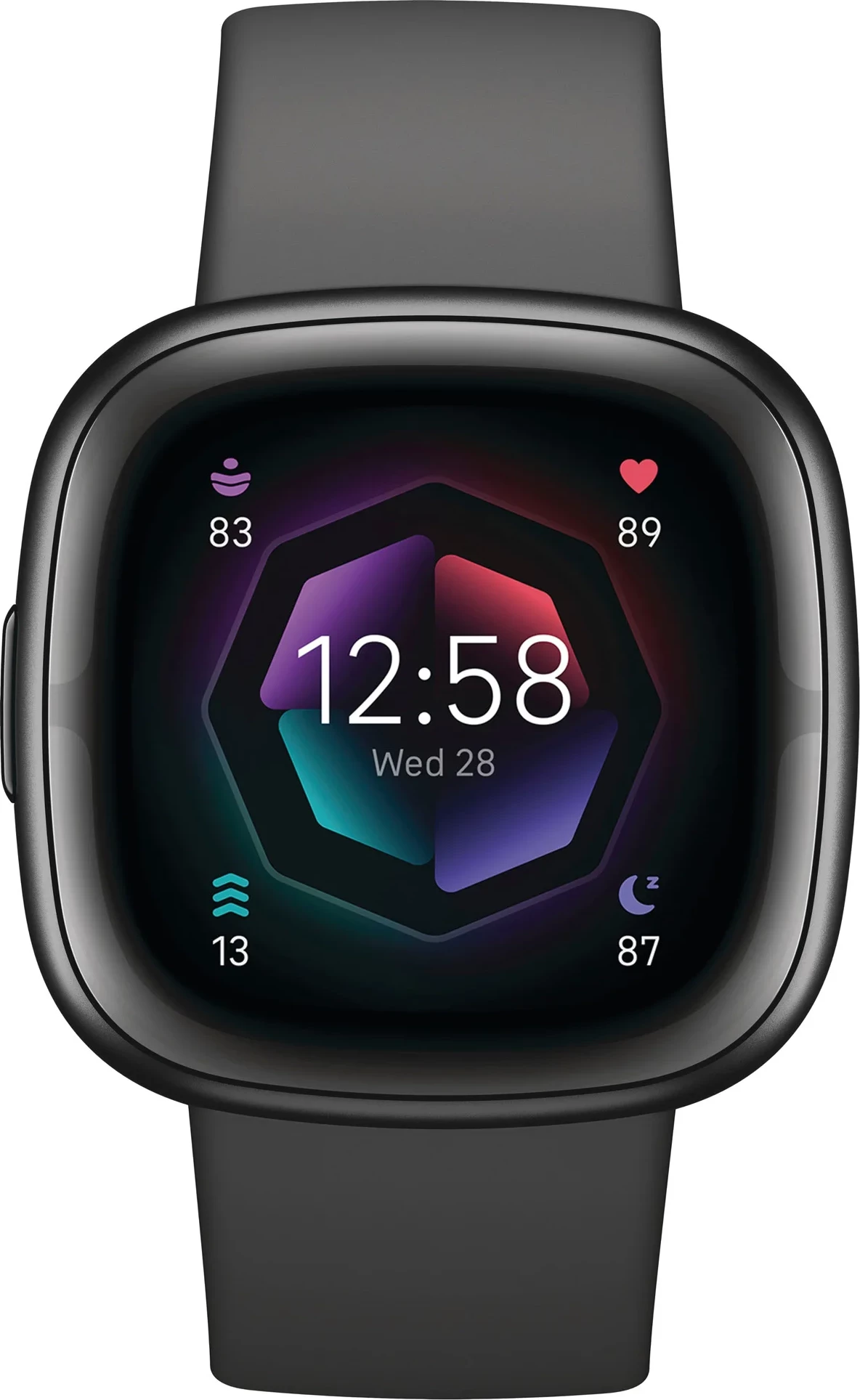 Smartwatch Fitbit Sense 2 FB521BKGB, GPS/SpO2/ECG, Shadow Grey/Graphite