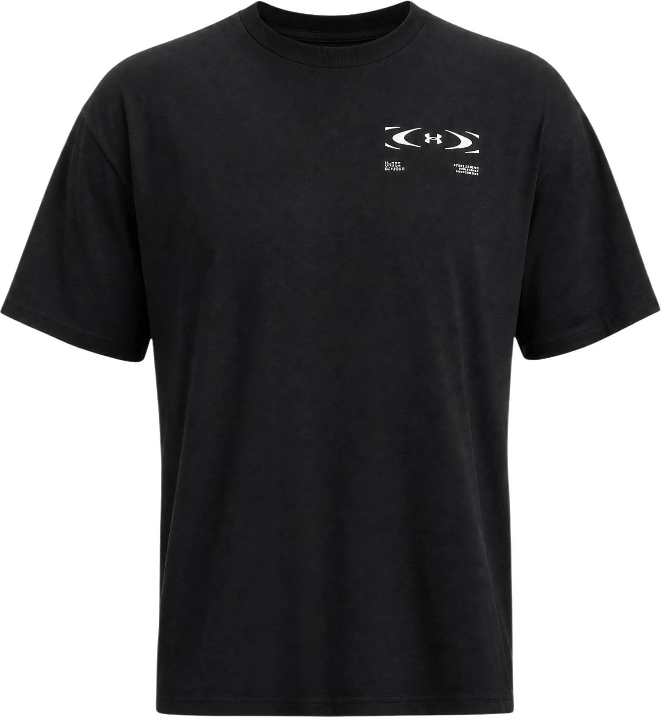 Maicë për meshkuj Under Armour HWT Echo Logo OS SS, e zezë [Madhësia: XS]