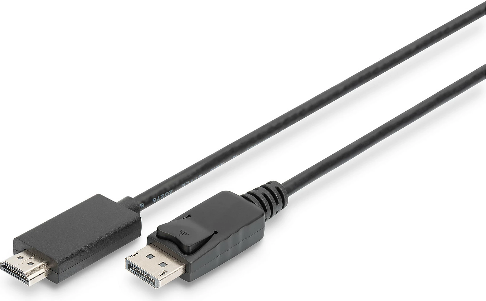 Kabllo adapter Digitus DisplayPort në HDMI, 1m, 4K, e zezë